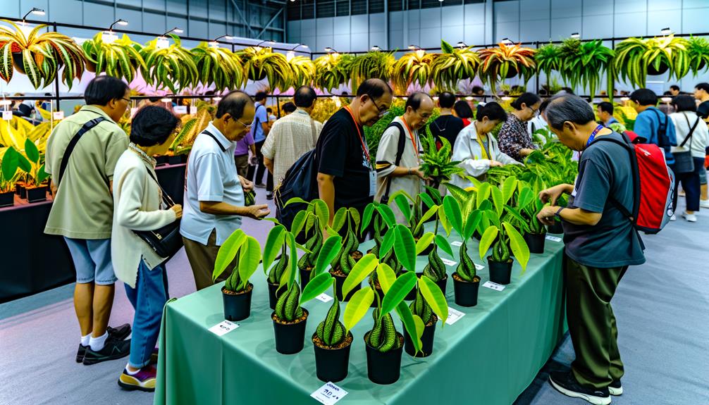 botanical event showcasing plants