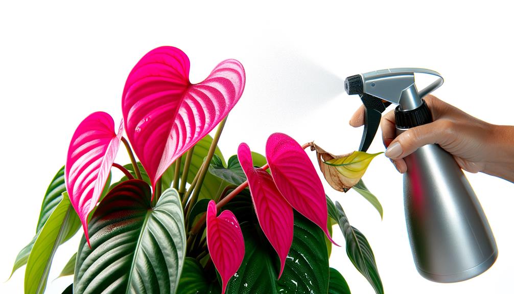 caring for pink philodendron