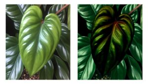 comparing philodendron cordatum varieties