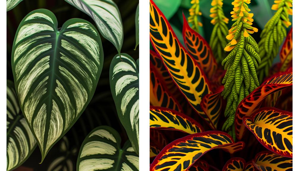 comparing philodendron gloriosum varieties