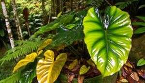 comparing philodendron plant varieties