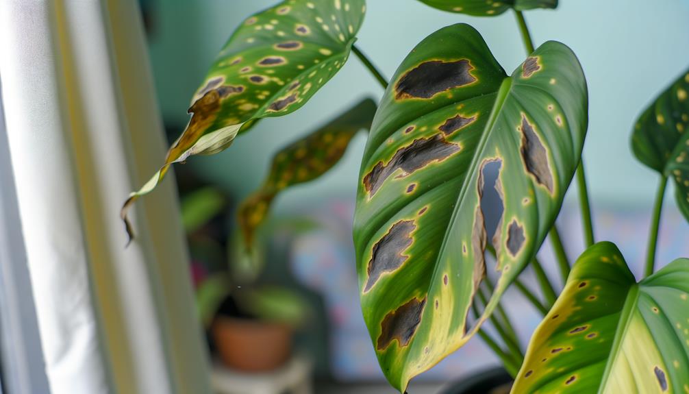 fungal infection on leaves