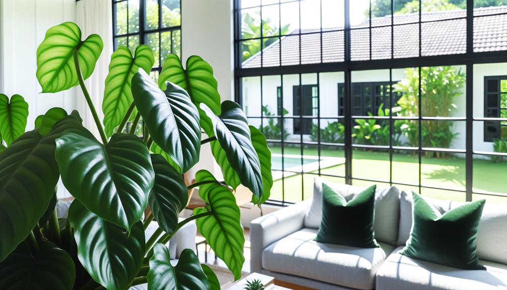 houseplant with heart shaped leaves