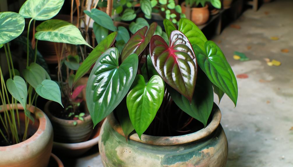 hybrid philodendron erubescens plant
