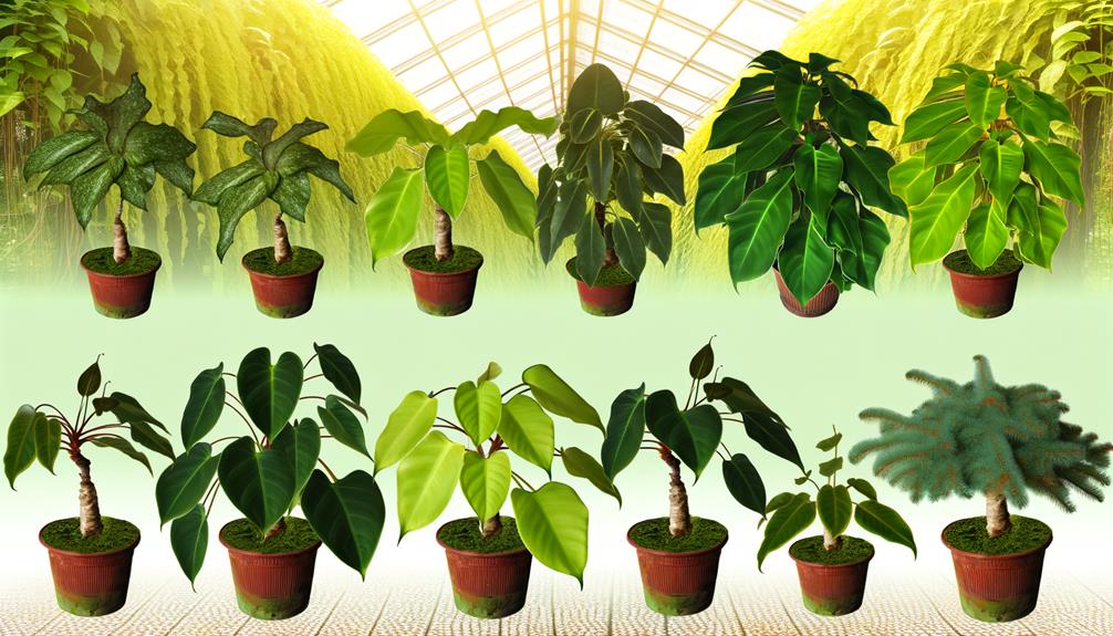 identifying philodendron plant varieties