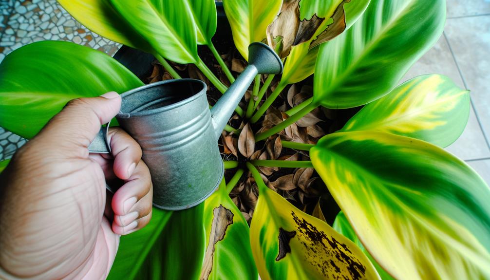 improper watering techniques described