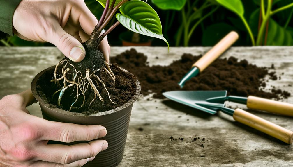 moving plants to ground