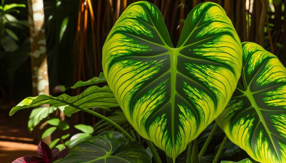 neon philodendron verrucosum variety