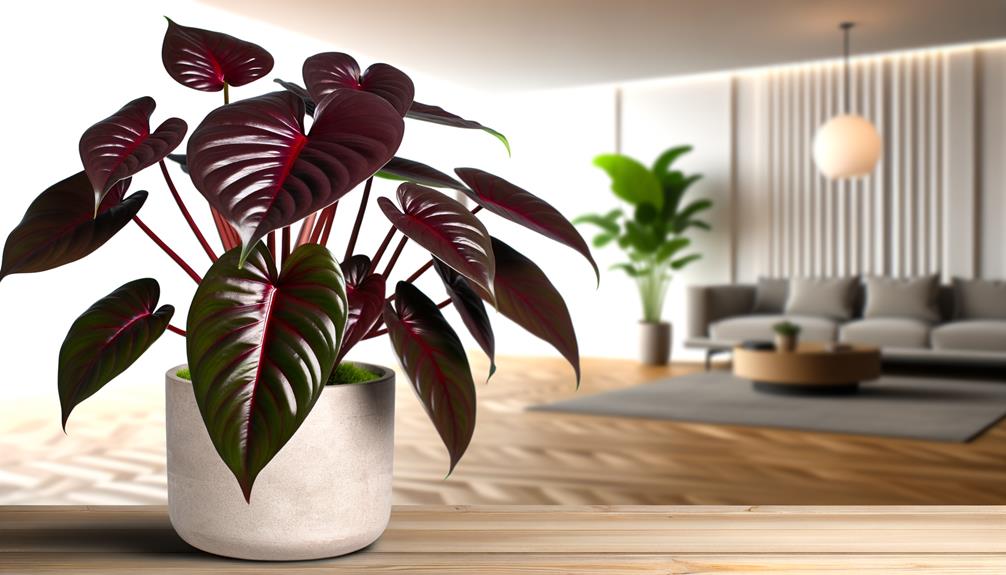 philodendron burgundy plant type