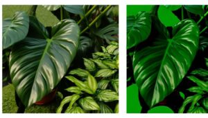 philodendron comparison green varieties