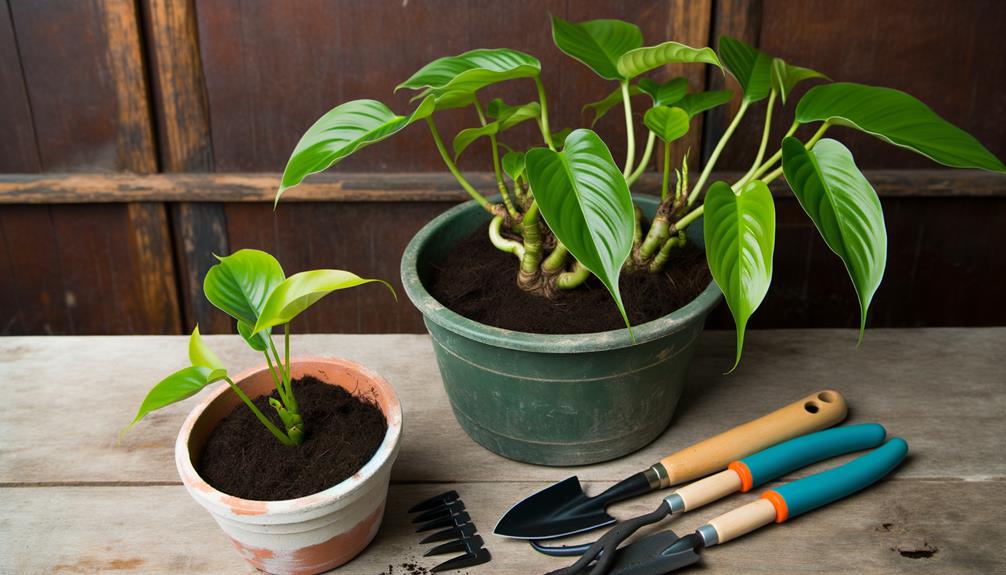 philodendron congo repotting guide