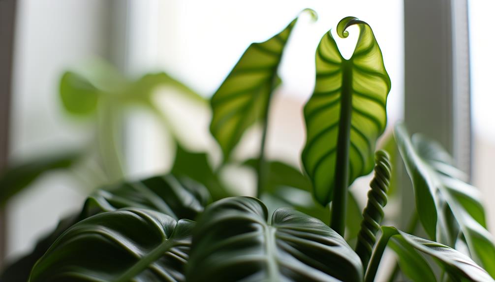 philodendron cordatum leaves curling