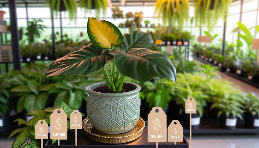 philodendron selloum gold cost