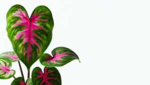 pink princess philodendron details