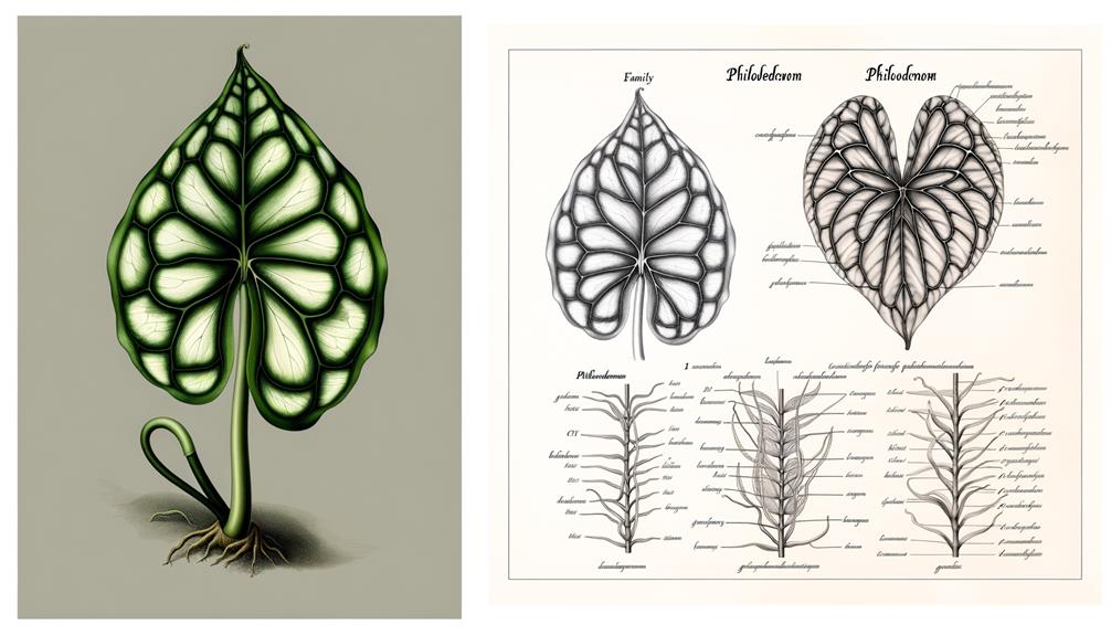 plant classification of philodendron