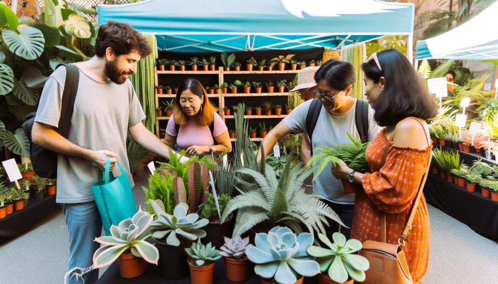 plant exchange gatherings organized