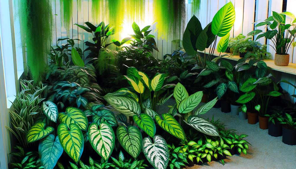 plants resembling philodendron birkin