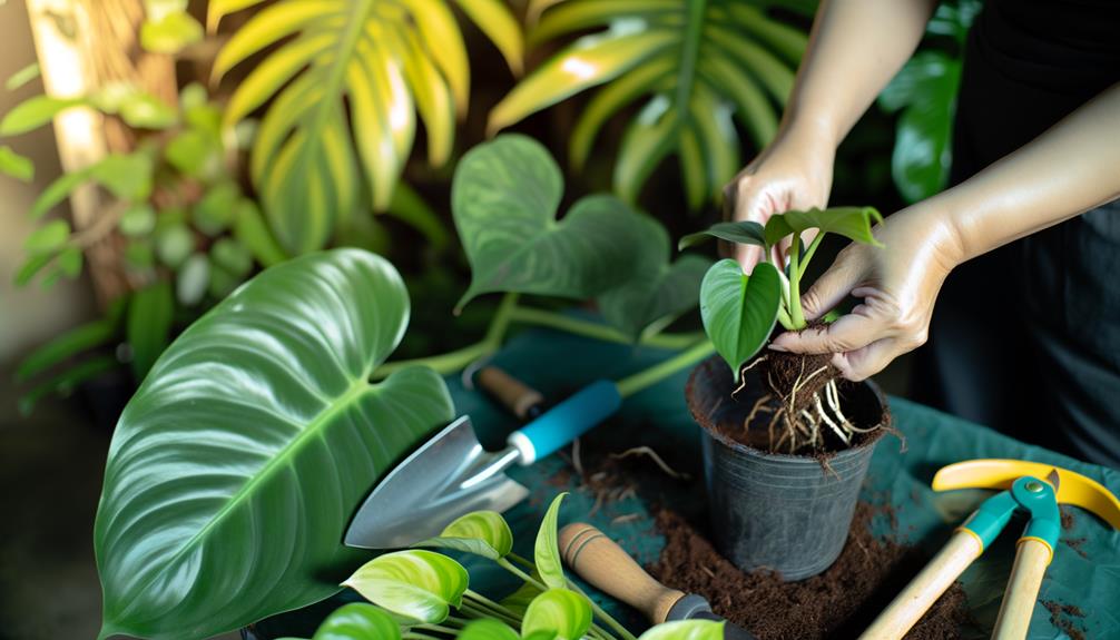 propagating philodendron with ease