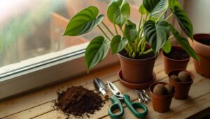 propagating self heading philodendron plants