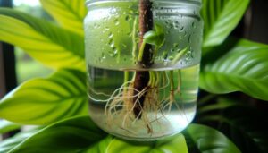 propagation of philodendrons with wet stick method