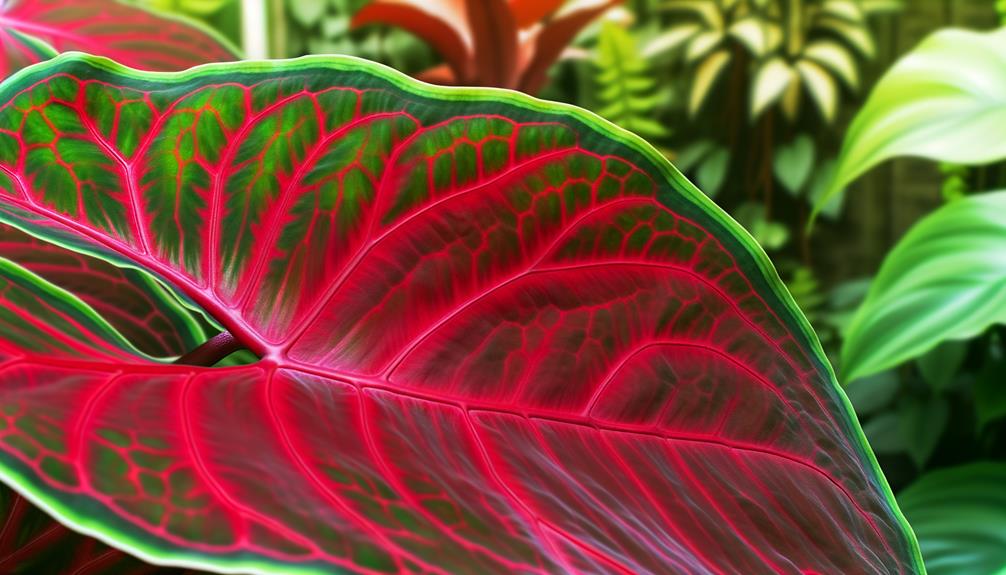 rare red velvet plant