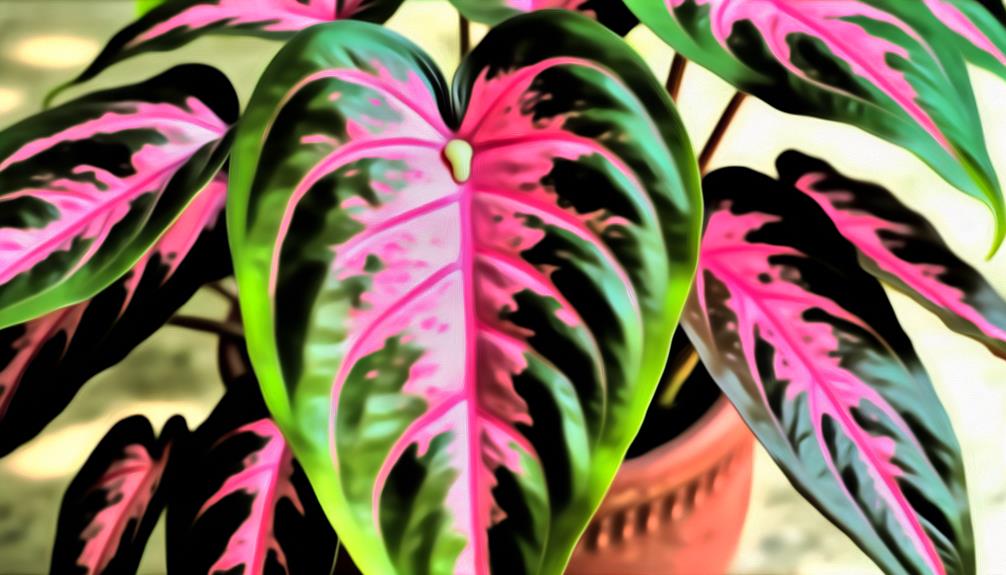 unique pink princess philodendron