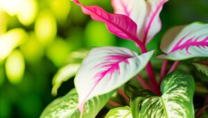 unique pink variegated foliage