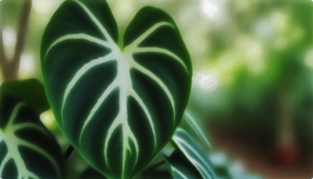 unique striped leaf plant