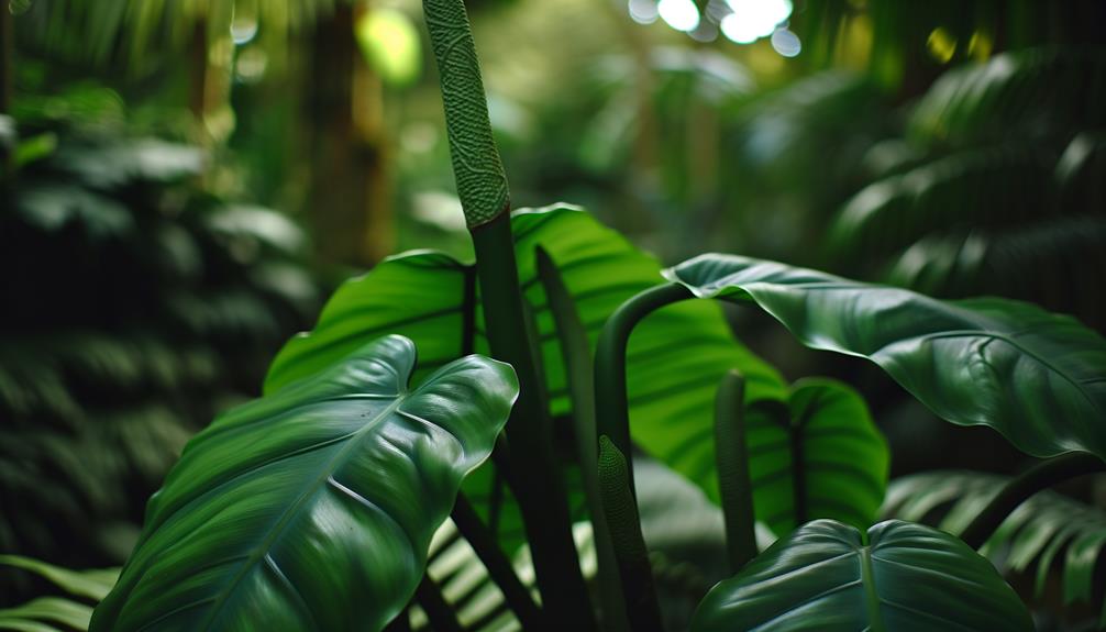 unique velvety snake plant