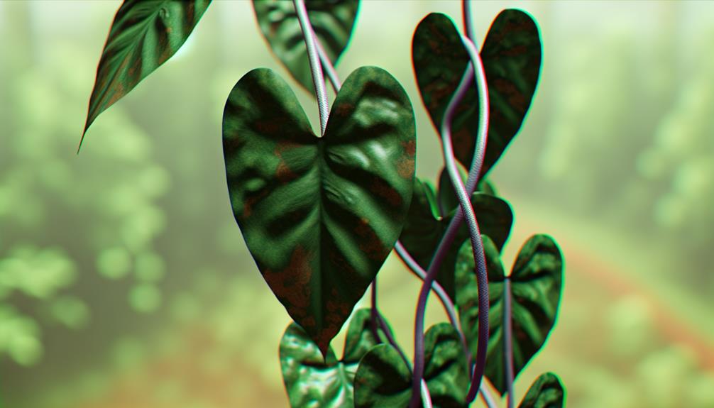 velvety leafed heart vine