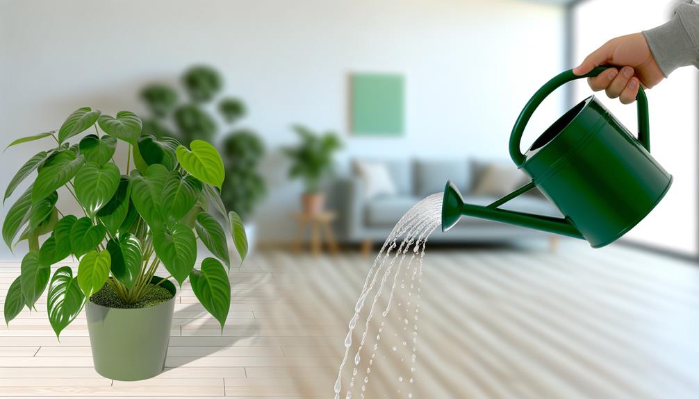 watering care for plants