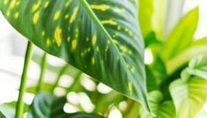 yellow spots on philodendron